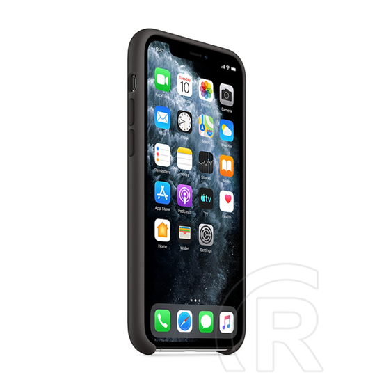 Apple iPhone 11 Pro szilikon tok (fekete)