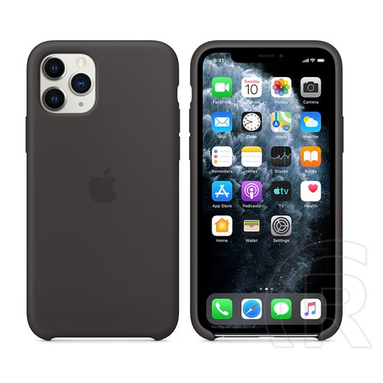 Apple iPhone 11 Pro szilikon tok (fekete)