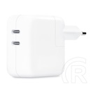 Apple hálózati töltő (2xUSB-C aljzat, 35W, MNWP3ZM/A utód, fehér)