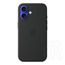Apple iPhone 16 Plus szilikon telefonvédő (magsafe) fekete