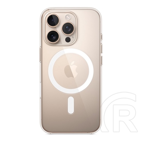 Apple iPhone 16 Pro Max szilikon telefonvédő (magsafe) átlátszó