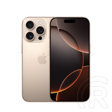 Apple iPhone 16 Pro mobiltelefon (256 GB, sivatagszínű titán)