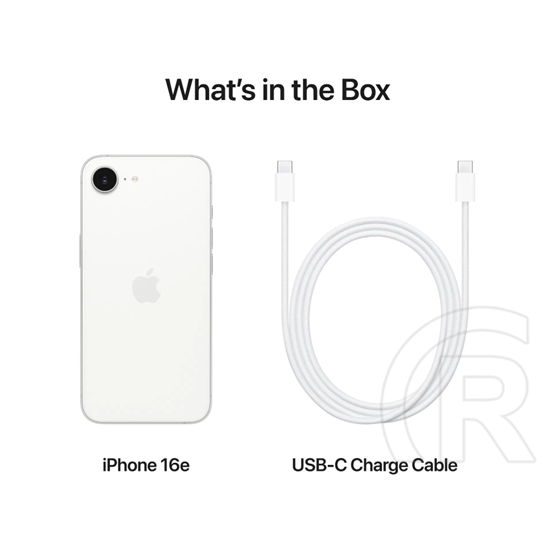 Apple iPhone 16e mobiltelefon (128 GB, fehér)