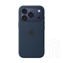 Apple iPhone 17 Pro Magsafe-rögzítésü szilikon tok (éjfekete)