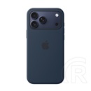 Apple iPhone 17 Pro Max Magsafe-rögzítésü szilikon tok (éjfekete)