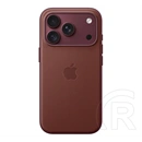 Apple iPhone 18 Pro Max  techwoven szilikon telefonvédő (szövet hátlap, magsafe) burgundi
