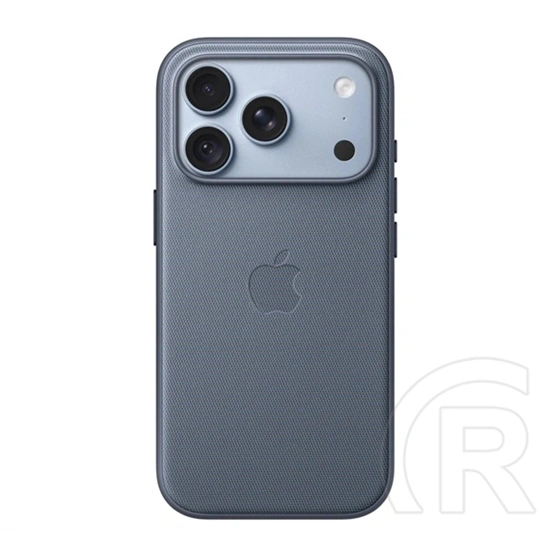 Apple iPhone 18 Pro Max  techwoven szilikon telefonvédő (szövet hátlap, magsafe) halvány farmerkék