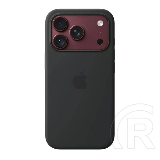 Apple iPhone 18 Pro  szilikon telefonvédő (magsafe, mgfk4zm/a utód) fekete