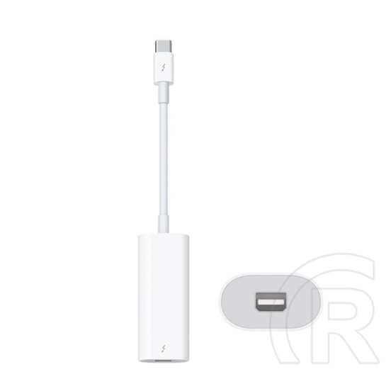 Apple thunderbolt adapter (thunderbolt 3 type-c - thunderbolt 2 aljzat) fehér