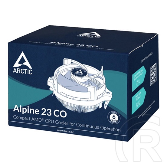 Arctic Alpine 23 CO CPU hűtő (90 mm, AM4/AM5, 100-2000 rpm, 4-pin PWM, 65 mm)