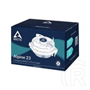 Arctic Alpine 23 CPU hűtő (90 mm ventilátor, AM4/AM5 kompatibilis, 100-2000 rpm, 4-pin)