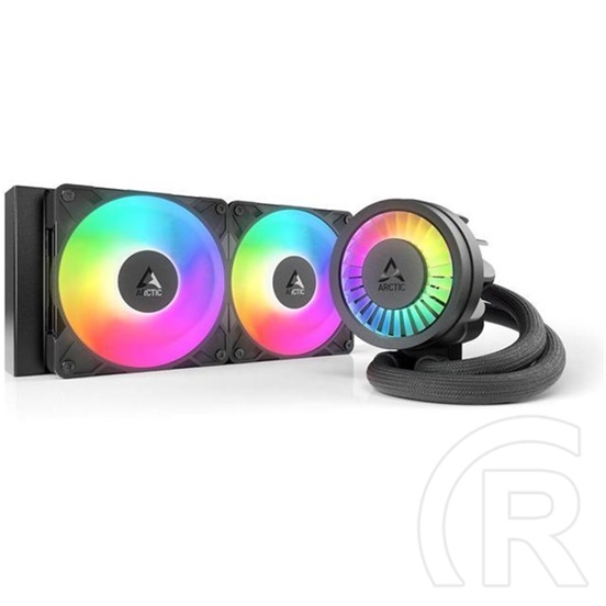 Arctic Liquid Freezer III Pro 240 A-RGB vízhűtés (2x120 mm ventilátor, pumpa 800-2800 rpm, A-RGB, fekete)