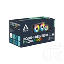 Arctic Liquid Freezer III Pro 240 A-RGB vízhűtés (2x120 mm ventilátor, pumpa 800-2800 rpm, A-RGB, fekete)