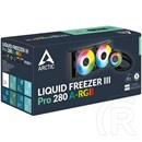 Arctic Liquid Freezer III Pro 280 A-RGB vízhűtés (280 mm radiátor, univerzális, fekete)