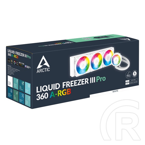Arctic Liquid Freezer III Pro 360 A-RGB CPU vízhűtő fehér