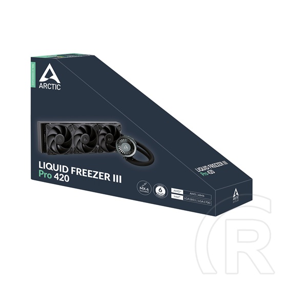 Arctic Liquid Freezer III Pro 420 A-RGB fekete vízhűtéses processzor hűtő