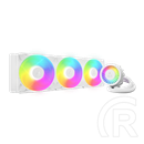 Arctic Liquid Freezer III Pro 420 (vízhűtés, A-RGB, univerzális, fehér, 3x P14 Pro, pumpa 800–2800 rpm, radiátor 458x138