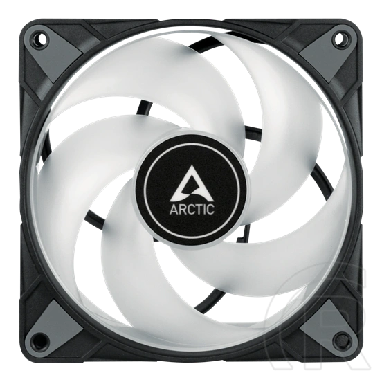 Arctic P12 PWM PST RGB 3-Pack (120 mm, 3 db, fekete)
