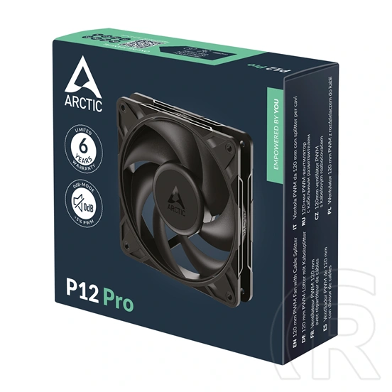 Arctic P12 Pro PWM hűtő ventilátor (120 mm, 600-3000 rpm)