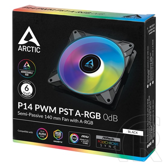 Arctic P14 PWM PST A-RGB Black