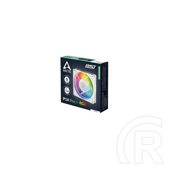 Arctic P14 Pro A-RGB házhűtő ventilátor (140 mm, 400-2500 rpm, PWM, FDB, 12 V, fehér)