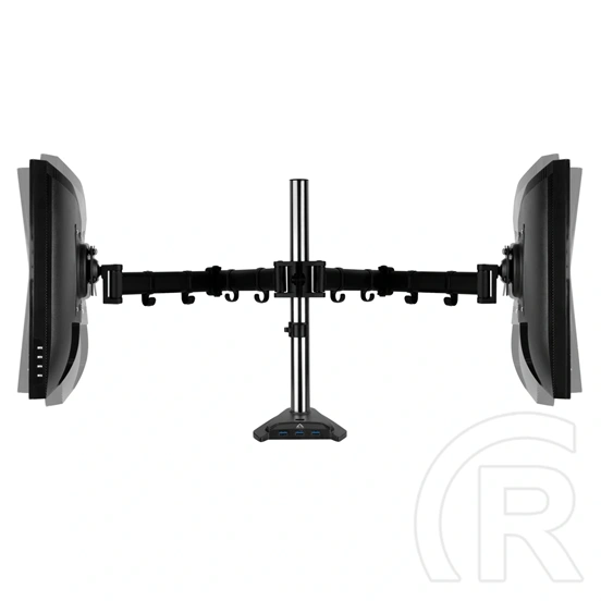 Arctic Z2 Pro (Gen 3) monitorállvány (dupla, 4 port USB 3.0 HUB, fekete)
