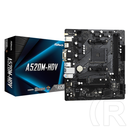 Asrock A520M-HDV (mATX, AM4)