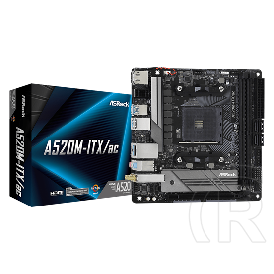 Asrock A520M-ITX/AC (Mini-ITX, AM4)