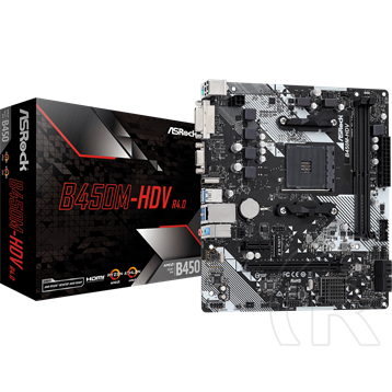 Asrock B450M-HDV R4.0 (mATX, AM4)
