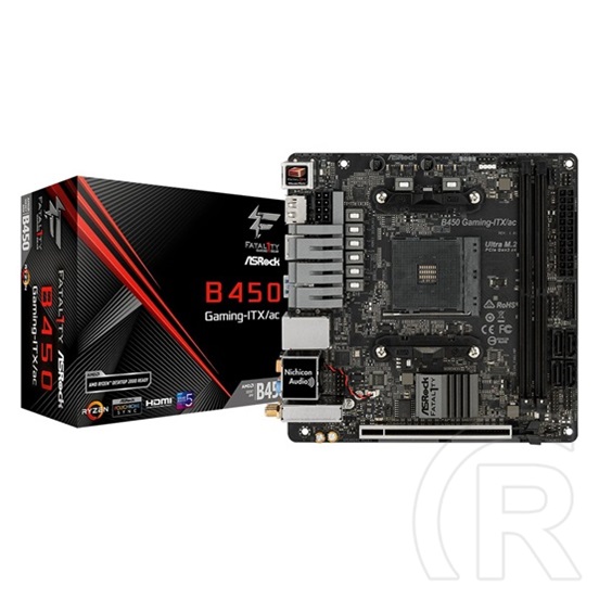 Asrock B450 Fatal1ty Gaming-ITX/AC (mITX, AM4)