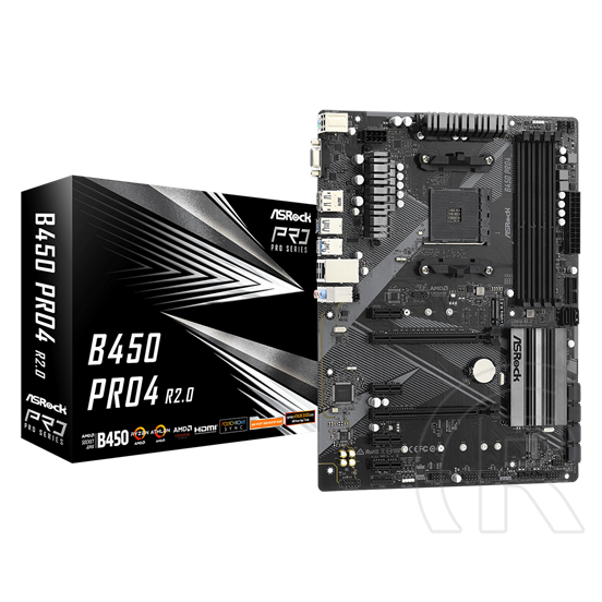 Asrock B450 PRO4 R2.0 (mATX, AM4)