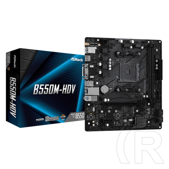 Asrock B550M-HDV (mATX, AM4)