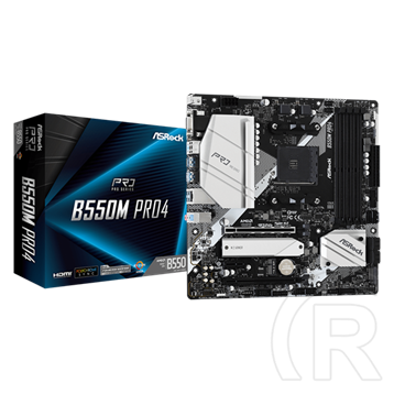 Asrock B550M PRO4 (mATX, AM4)