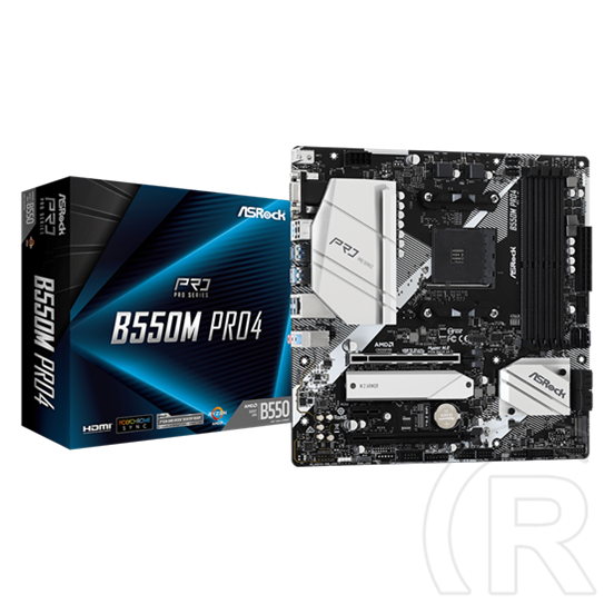 Asrock B550M PRO4 (mATX, AM4)