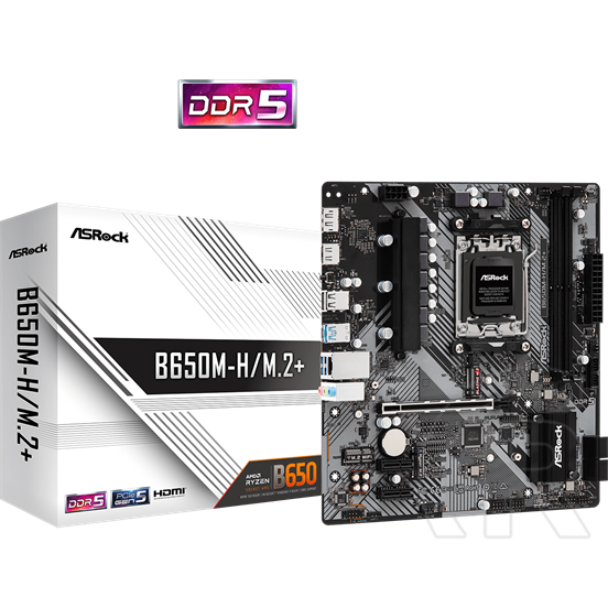 Asrock B650M-H/M.2+ (mATX, AM5)