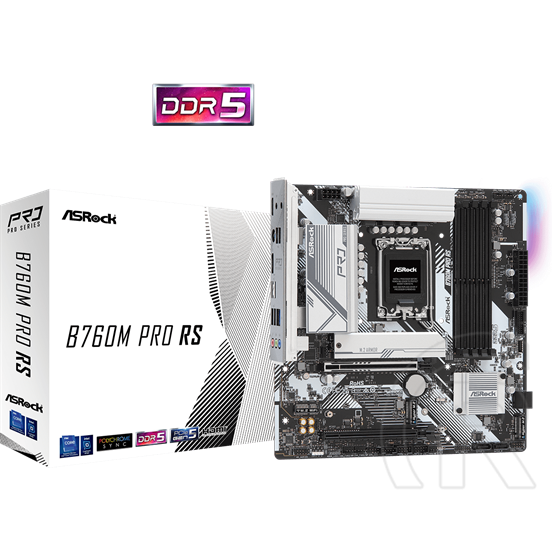 Asrock B760M Pro RS (mATX, LGA 1700)