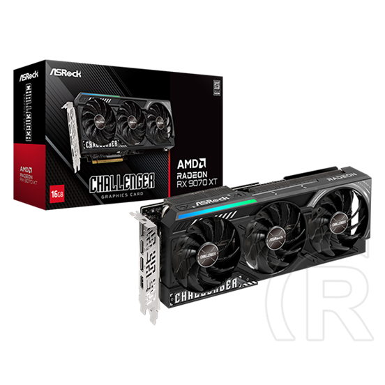 Asrock Radeon RX 9070 XT Challenger 16GB GDDR6 256-bit grafikus kártya