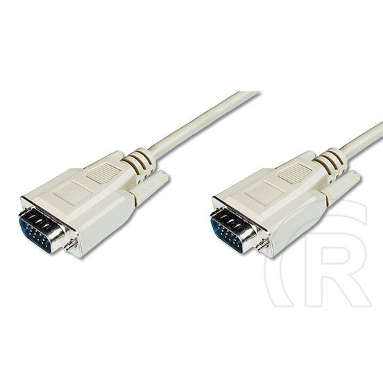 Assmann D-Sub 15 pin M/M VGA kábel 1,8 m (szürke)