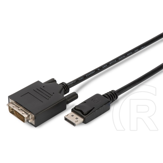 Assmann Displayport 1.1a > DVI-D kábel (2 m, fekete)