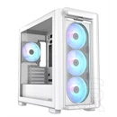 Asus A23 Plus (táp nélküli, mATX, ablakos, MT Mini Tower, fehér)