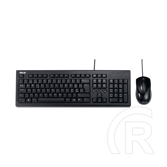 Asus Desktop U2000 billentyűzet + egér (HU, USB, fekete)