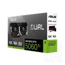 Asus Dual GeForce RTX 5060 Ti OC VGA (PCIe 5.0, 16 GB GDDR7, 128 bit, 3xDP+HDMI)
