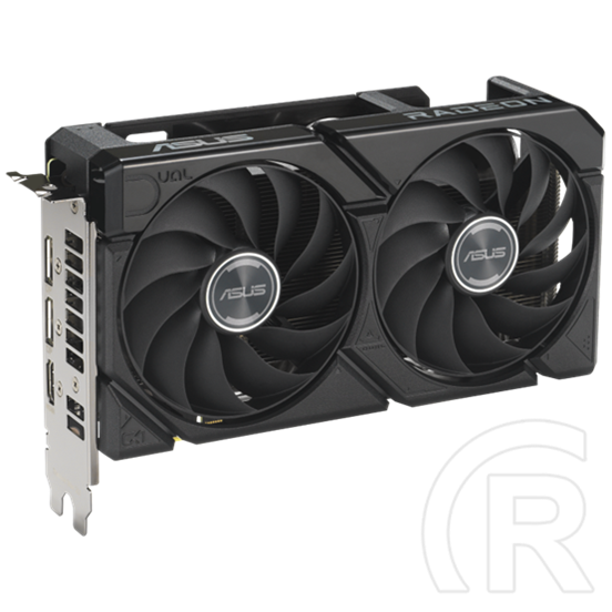 Asus Dual Radeon RX 9060 XT VGA (PCIe 5.0, 8 GB GDDR6, 128 bit, 2xDP+1xHDMI, aktív hűtő)