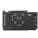 Asus Dual Radeon RX 9060 XT VGA (PCIe 5.0, 8 GB GDDR6, 128 bit, 2xDP+1xHDMI, aktív hűtő)