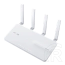 Asus EBR63 router (Wi-Fi 6, 574+2402 Mbps, 2,4/5 GHz dualband, 1x WAN, 4x LAN, USB3.2, USB2.0, 4 külső antenna, fehér)