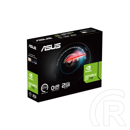 Asus GT710-SL-2GD5-BRK-EVO VGA (PCIe 2.0, 2 GB GDDR5, 64 bit, D-Sub+HDMI+DVI-D)