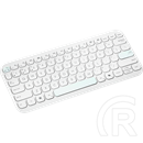 Asus Marshmallow KW100 vezeték nélküli billentyűzet (HU, Bluetooth, fehér)