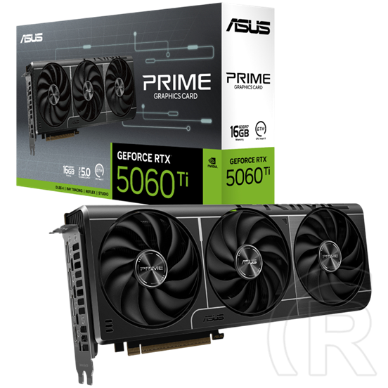 Asus PRIME GeForce RTX 5060 Ti VGA (PCIe 5.0, 16 GB GDDR7, 128 bit, 3xDP+HDMI)