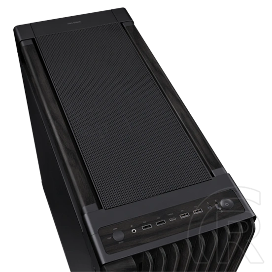 Asus ProArt PA602 Wood Metal (E-ATX, midi torony, fekete)