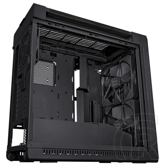 Asus ProArt PA602 Wood Metal (E-ATX, midi torony, fekete)
